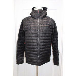 The North Face 800 PRO Down Jacket Summit Series Black Hooded Size M Puffer EUC